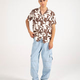 RESORT COLLAR PRINTED SHIRT