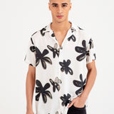 BUTTON DOWN TEXTURED SHIRT