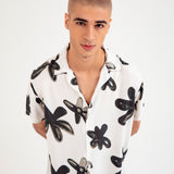 BUTTON DOWN TEXTURED SHIRT