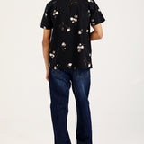RESORT COLLAR PRINTED SHIRT