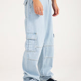 BAGGY FIT CARGO DENIM