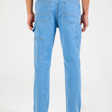 SLIM RELAXED FIT CARGO DENIM