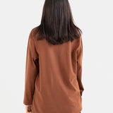 HOJICHA PRINTED OVERSIZE TEE