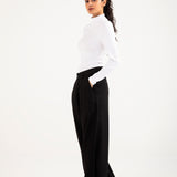 RIBBED HIGHNECK TOP