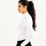 RIBBED HIGHNECK TOP