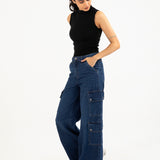 RIBBED HIGHNECK TANK TOP