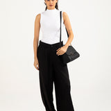 RIBBED HIGHNECK TANK TOP