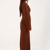 KNIT TOP WITH DART DETAIL