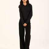 HOODIE WITH HEM DETAIL