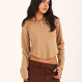 HOODIE WITH HEM DETAIL