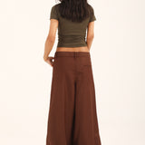 SCOOP NECK CROPPED TEE