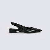 POINTED-TOE SLINGBACKS