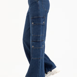 CARGO MEGA WIDE FIT DENIM