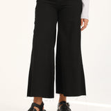 MEGA WIDE DENIM WITH STUDS DETAIL