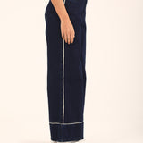 CONTRAST MEGA WIDE DENIM