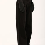 STUDDED WIDE LEG DENIM