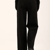 STUDDED WIDE LEG DENIM