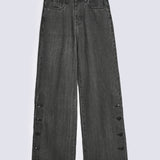 WIDE LEG DENIM WITH SEAM DETAIL