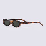 OVAL TORTOISE SHELL SUNGLASSES