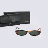 OVAL TORTOISE SHELL SUNGLASSES