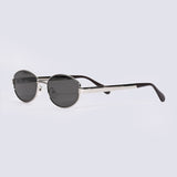 OVAL METAL FRAME SUNGLASSES