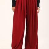 LUXE VISCOSE WIDE LEG TROUSER