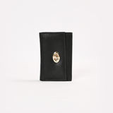 WALLET WITH TWIST-LOCK DETAIL