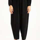BARREL FIT TROUSER WITH DRAWCORD DETAIL