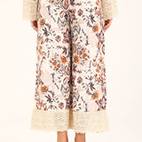 WIDE LEG PANTS WITH CROCHET DETAIL