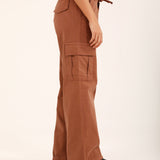 CARGO PANTS WITH DRAWCORD DETAIL
