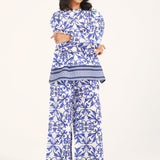 PRINTED MEGA WIDE PANTS