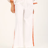 PRINTED MEGA WIDE PANTS