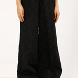 WIDE LEG TROUSER WITH SIDE SLIT