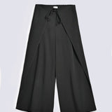 OVERLAP PLEATED TROUSERS