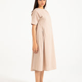 LONG DRESS WITH ARMHOLE DETAIL