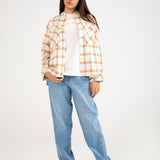 CHECKERED BUTTON DOWN SHIRT