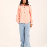 TEXTURED BUTTON DOWN SHIRT