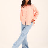 TEXTURED BUTTON DOWN SHIRT