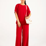 TOP WITH SMOCKED HEM