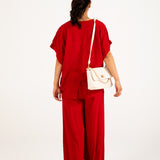 TOP WITH SMOCKED HEM