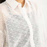 ALL OVER EMBROIDERED TOP