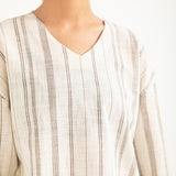 STRIPED TOP SLEEVE DETAIL
