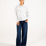 PRINTED BUTTON DOWN SHIRT