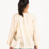 PLEATED BUTTONDOWN TOP