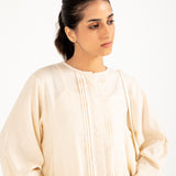 PLEATED BUTTONDOWN TOP