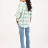 TEXTURED KIMONO TOP