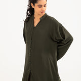 OVERSIZED BUTTON DOWN TOP
