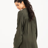 OVERSIZED BUTTON DOWN TOP
