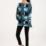 PRINTED KIMONO TOP