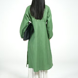 LONG DRESS WITH SLEEVE DETAIL